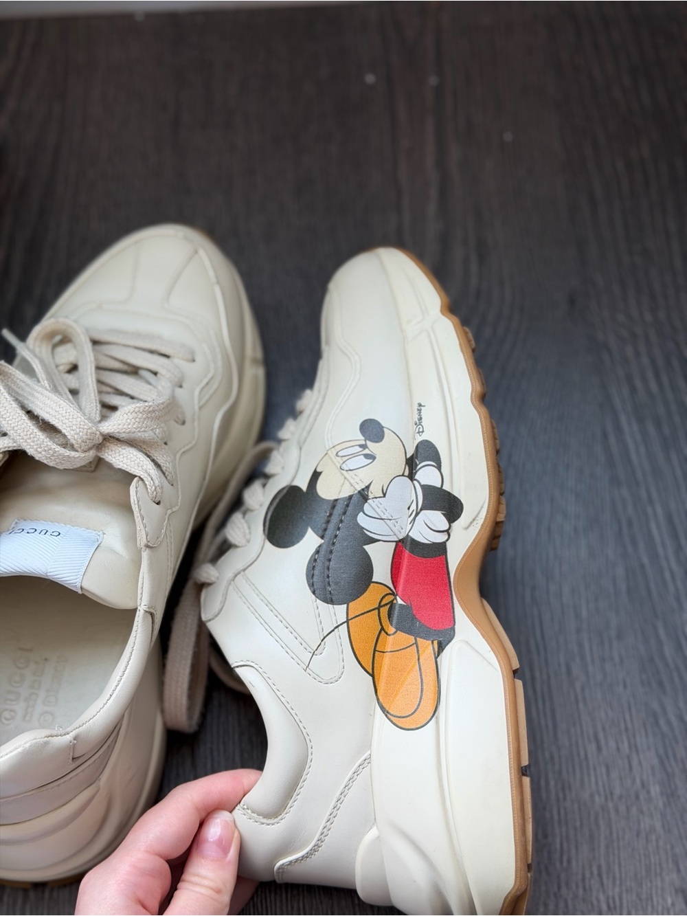 Gucci x Disney Mickey Mouse Rhyton Sneakers EU 39